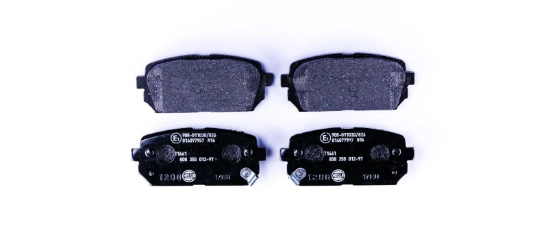 Image of HELLA Brake pad set HELLA 8DB 355 012-971