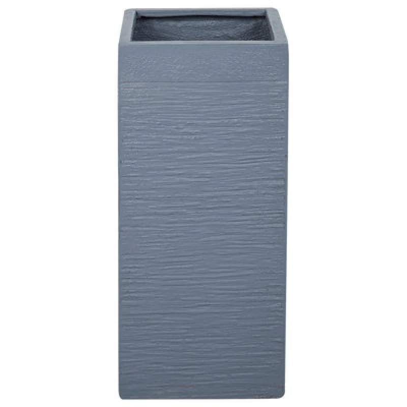 Image of Beliani Plant Pot Dion 26cm Dark Grey