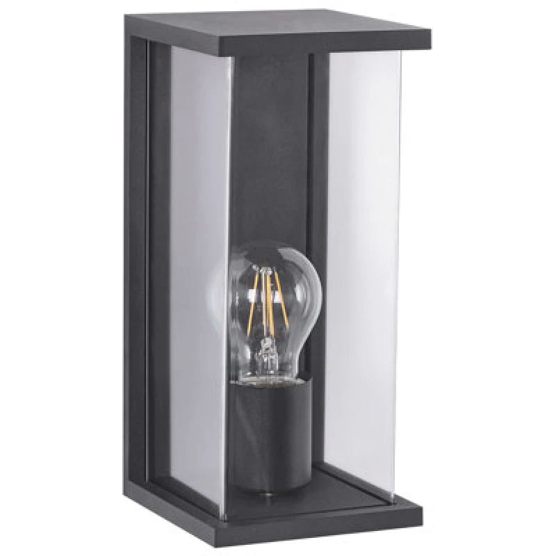 Image of Beliani Outdoor Wall Light Wakal Black