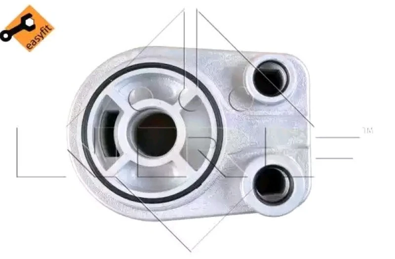 Image of NRF 31221 Oil Cooler with gaskets/seals, EASY FIT Oil Cooler,engine oil (469)