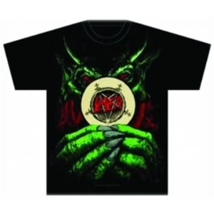 image of Slayer Root of all Evil Mens T Shirt: Small