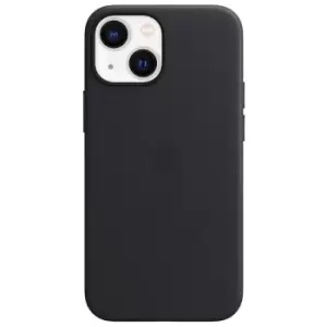 image of Apple iPhone 13 Leather Case with MagSafe Midnight MM183ZM/A