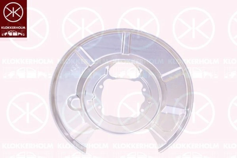 Image of KLOKKERHOLM Brake disc backing plate KLOKKERHOLM 0066876