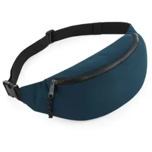 Recycled Waist Bag (One Size) (Petrol Blue) - Bagbase