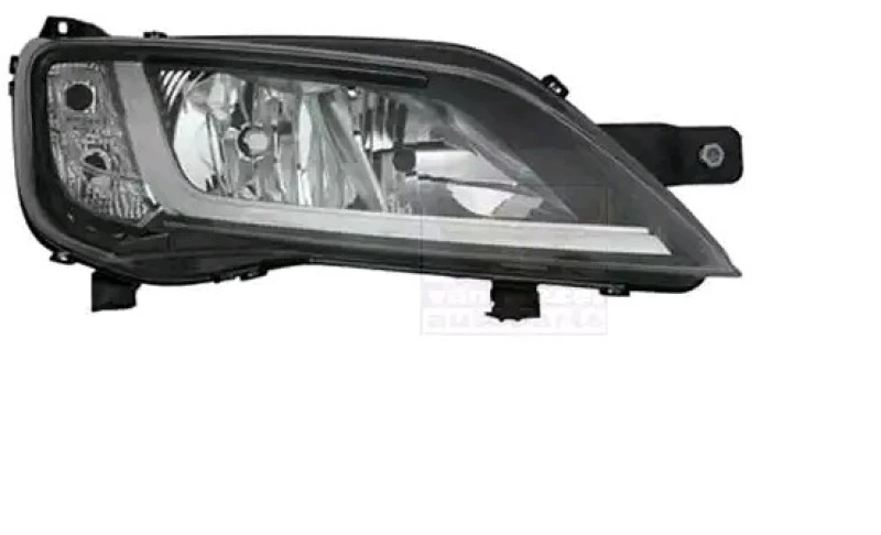 Image of VAN WEZEL 1652964M Headlights H7/H7, Right, with motor for headlamp levelling Headlight (259)