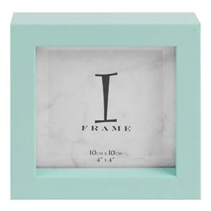 Image of 4" x 4" - iFrame Plastic Green Instagram Photo Frame