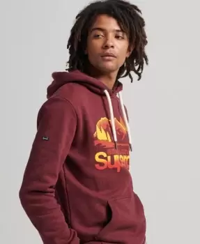 Image of Superdry Vintage Core Logo Great Outdoors Hoodie