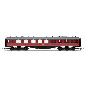 image of Hornby LMS Period II 68' Dining/Restaurant Car 238 Era 3 Model Train