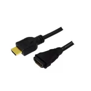 image of LogiLink HDMI - HDMI, 1.0m HDMI cable 1m HDMI Type A (Standard) Black