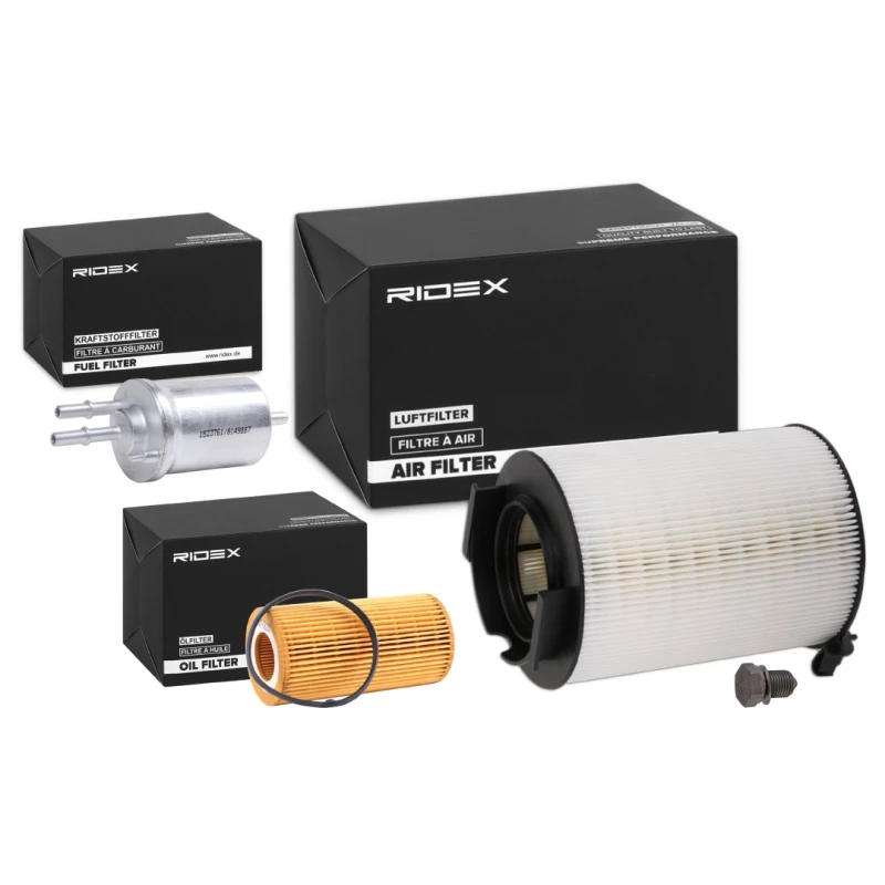 Image of RIDEX 4055F24274 Filter Set with gaskets/seals, with seal ring Filter Set (4055)