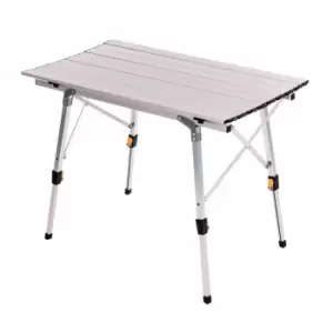 Image of 3ft Adjustable Portable Folding Outdoor Aluminium Camping Table