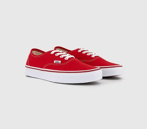 Image of Vans Authentic Trainers Red, 12