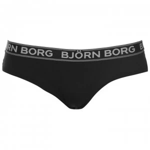 image of Bjorn Borg Core Cheeky Briefs Ladies - Black