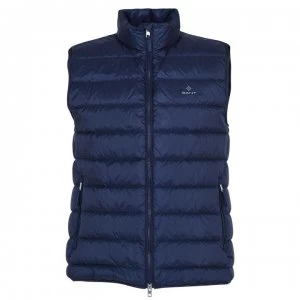 Image of Gant Gant Light Down Gilet - Navy 433