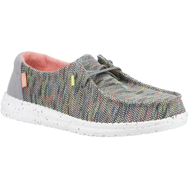 Image of Hey Dude Womens Wendy Sox Slip On Shoes Trainers - UK 4 Pink female GDE2734PEA4