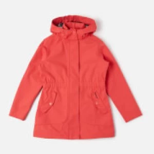 Image of Barbour Girls Promenade Jacket - Coral - L