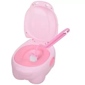 image of HOMCOM Kids Toilet 460-005PK Pink