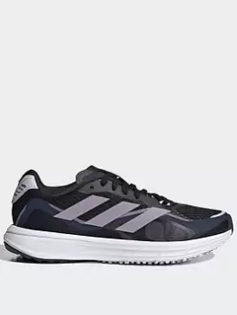 Image of adidas Sl20 X Marimekko Shoes, Black/Blue, Size 3.5, Women