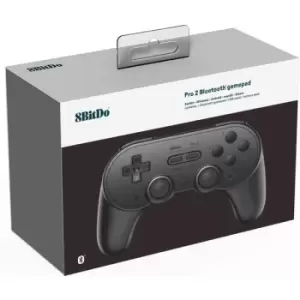 image of 8Bitdo Pro2 Gamepad Black Edition