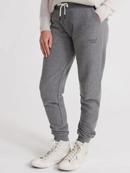 image of Superdry Elite Loopback Joggers - Grey, Size 8, Women