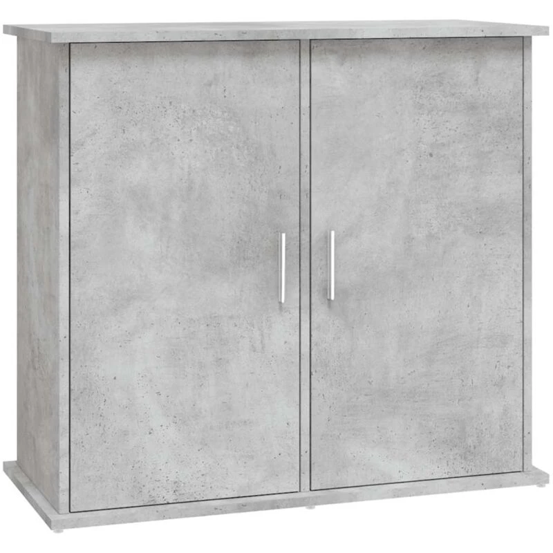 Image of VIDAXL Vidaxl - Aquarium Stand Concrete Grey 81x36x73cm Engineered Wood 8720845418298