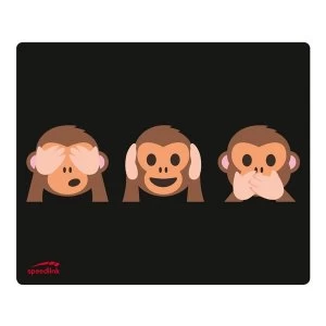 Image of Speedlink Monkey See No Hear No Speak No Silk Mousepad