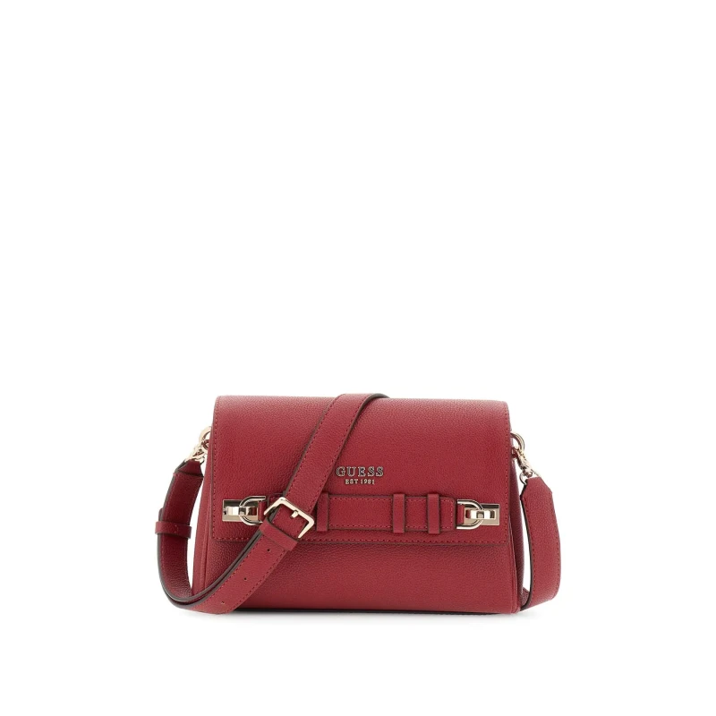 Image of Guess Womens shoulder Bag Guess Gregoria Flap Rouge Female TU