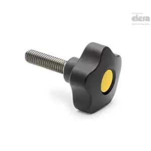 Image of ELESA Lobe knob-VCT.32-SST-p-M6x30-C3 Grey