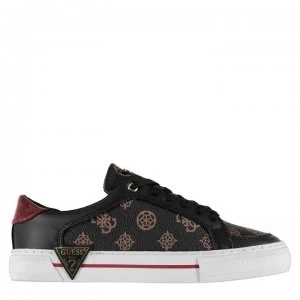 Image of Guess Gransin Trainers - Brn/Oc/Red