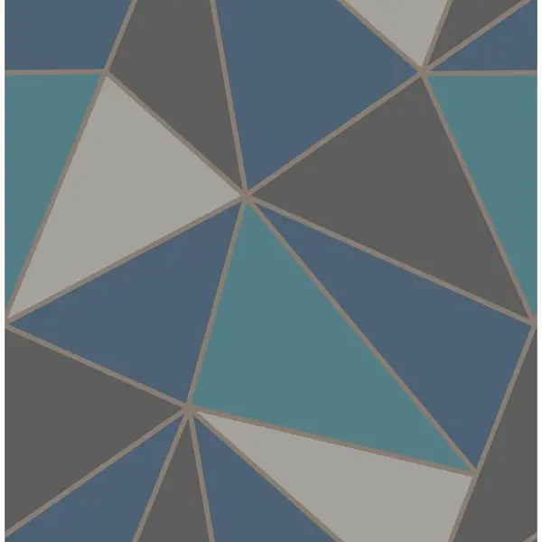 image of FINE DECOR Fine Decor - Apex Geometric Wallpaper Luxury Heavyweight Metallic Modern 3 Colours WL-FD42001