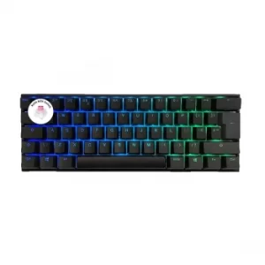 image of Ducky Mecha Mini Kailh BOX Pink Switch RGB Backlit USB Mechanical Gaming Keyboard UK Layout