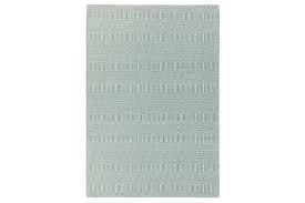 Image of Overlap Diamond Rug Duck Egg 160 x 230cm
