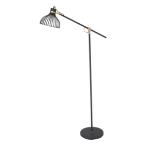 Image of Dunbar Task Floor Lamp Matt Black