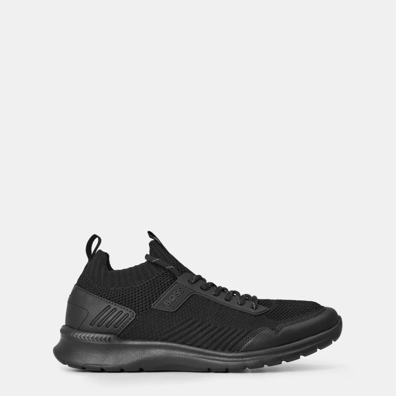 Image of Boss Mens Everyday Comfortable Sneakers Black male 6 (40)