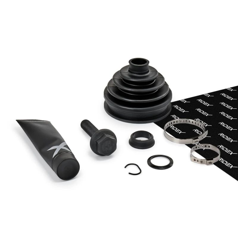 Image of RIDEX 193B0002 Bellow, driveshaft without screw, Front Axle Rubber Bellow,driveshaft (193)