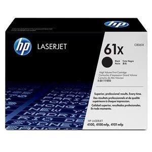 Image of HP 61X Black Laser Toner Ink Cartridge
