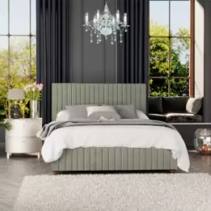 Image of Estella Ottoman Storage Bed, Plush Velvet, Duck Egg King - Laurence Llewelyn-bowen