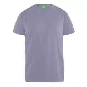 Image of Duke Mens Signature 2 King Size Cotton V Neck T-Shirt (2XL) (Pale Grape)