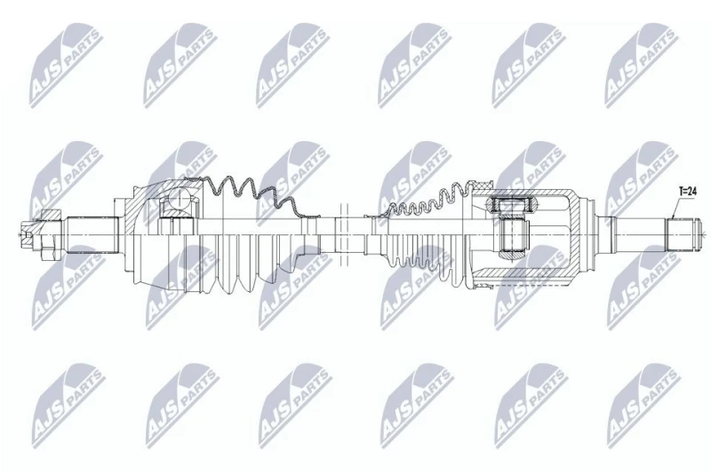 Image of NTY Drive shaft NTY NPW-FT-096