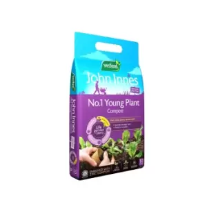 Image of Westland John Innes Peat Free No 1 Young Plant Compost 10L Garden & Outdoor
