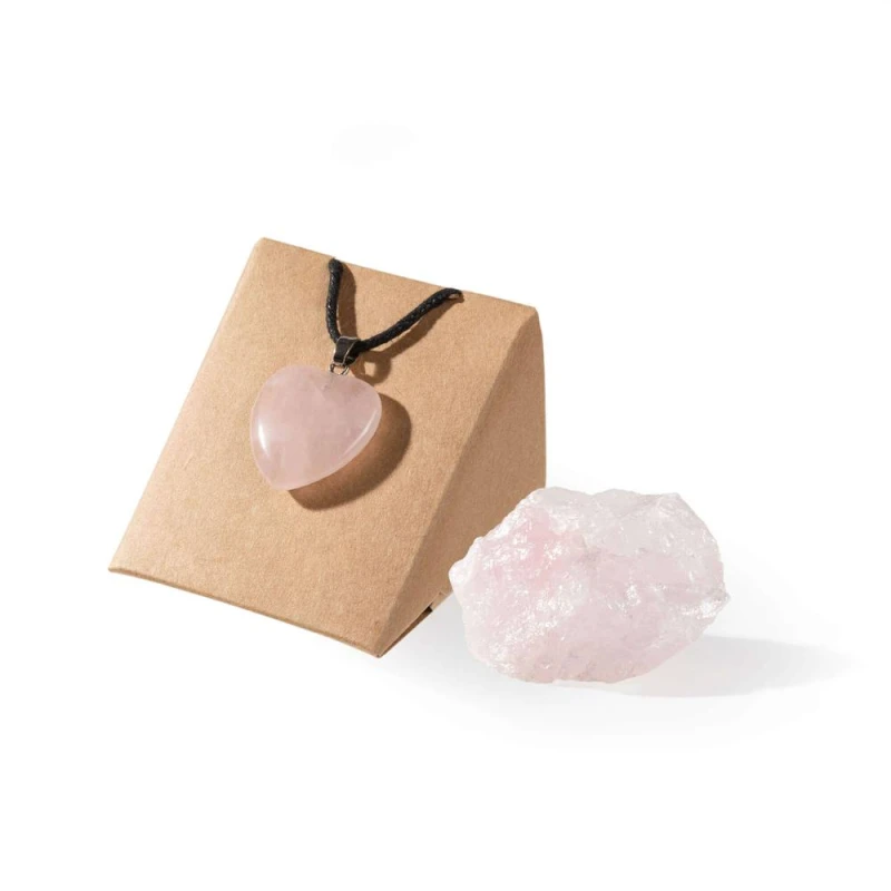 Image of Myga Stone & Pendant Gift Sets in Pink Pink Unisex