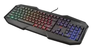 Image of Trust GXT 830-RW Avonn keyboard USB German Black
