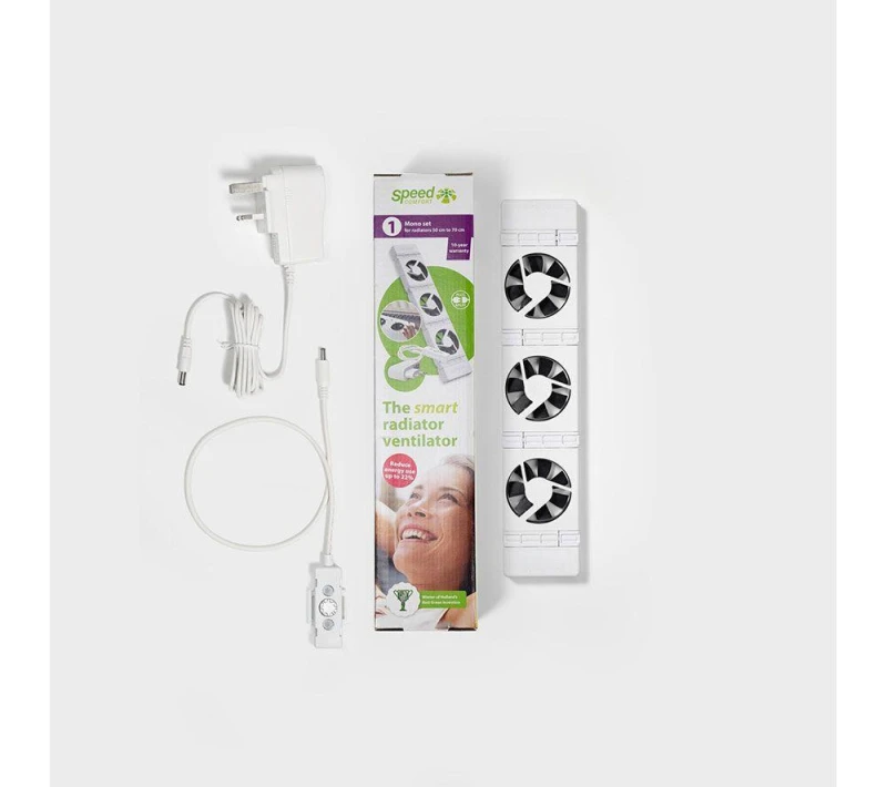 Image of SPEEDCOMFORT Monoset Smart Radiator Fan - White 8719324414685