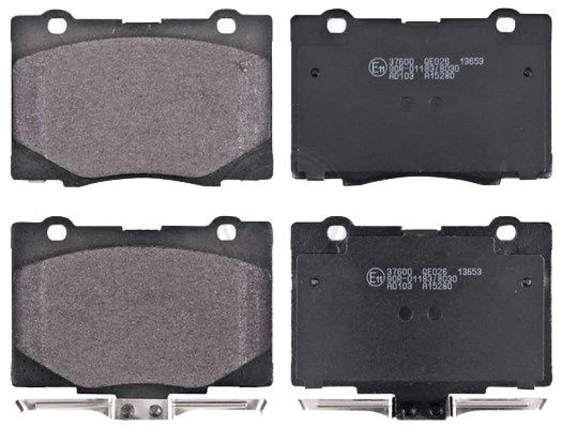 Image of A.B.S. 37600 Brake pad set with acoustic wear warning Brake Pad Set,disc brake (402)