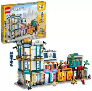 image of LEGO Creator 3in1 Main Street Model Building Set 31141