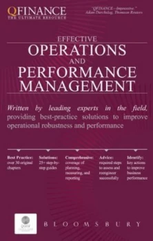 Image of Effective Operations and Performance Management Hardback
