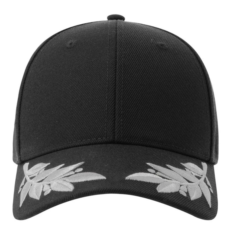 Image of Atlantis Womens Winner S 6 Panel Structured Baseball Cap in Black Female One Size
