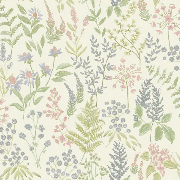 Image of Holden Decor Holden Decor Floral Sprig Pink / Cream