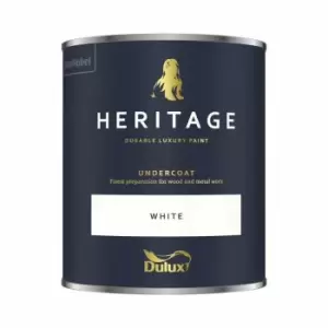 Image of Dulux Heritage Quick Dry Primer Undercoat White 750ml