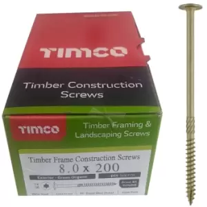 image of Timco Exterior Timber Wafer Construction Screws - 8.0 x 200 (50 pack)